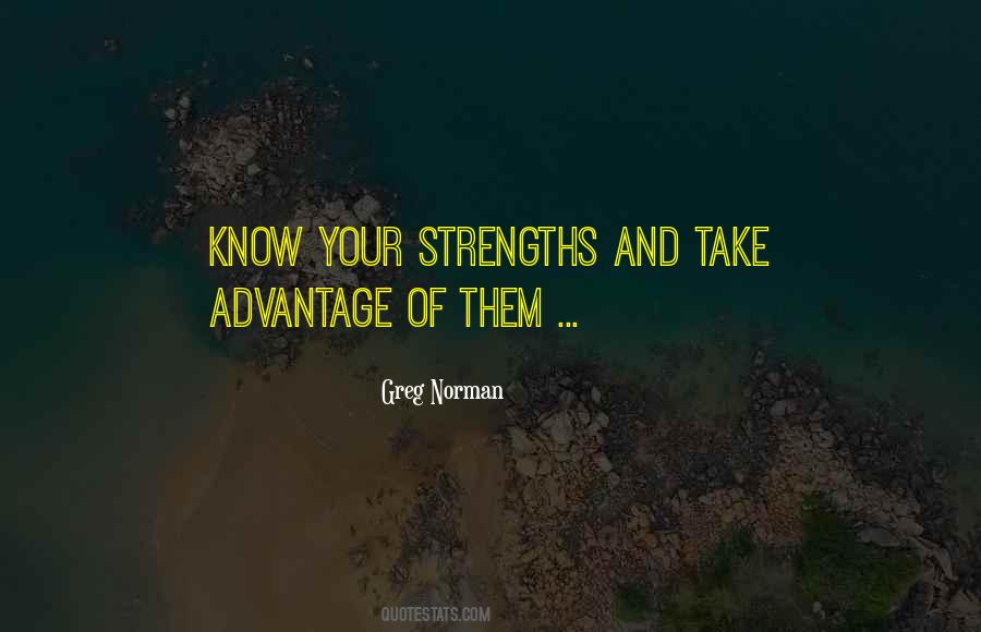Know Your Strengths Quotes #1229933