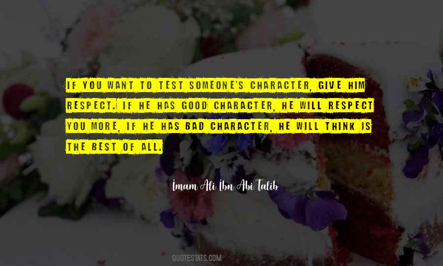 Quotes About Someone's Character #1239392