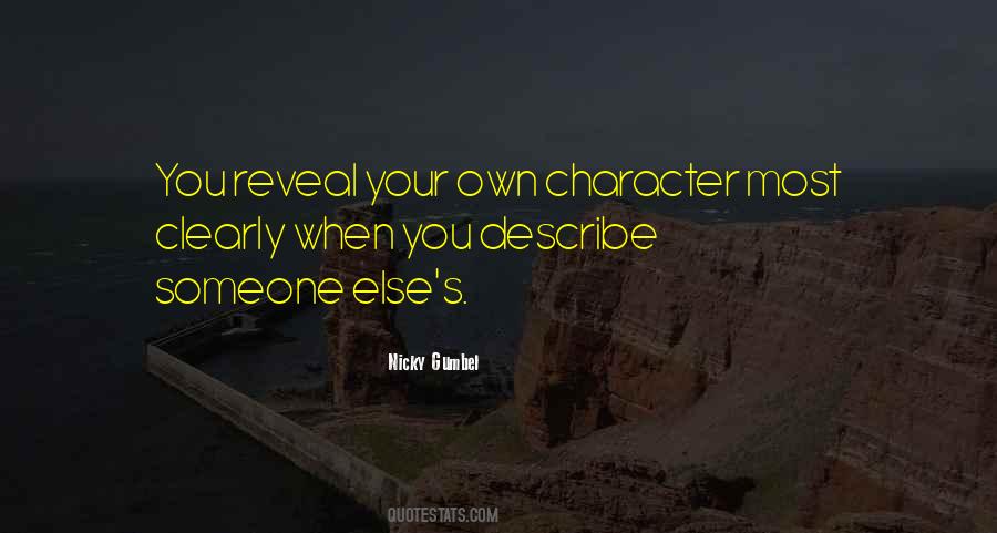 Quotes About Someone's Character #888630