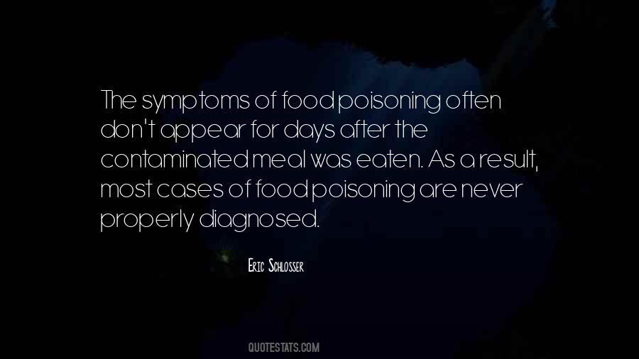 Quotes About Contaminated Food #1505251