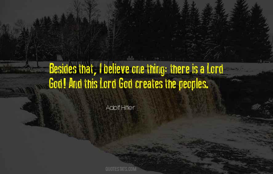 Quotes About Lord God #1685806