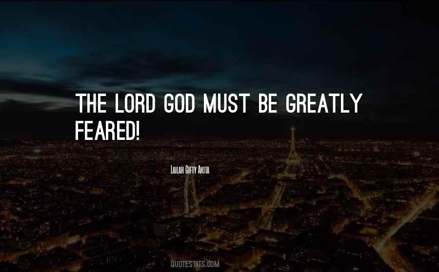 Quotes About Lord God #176999