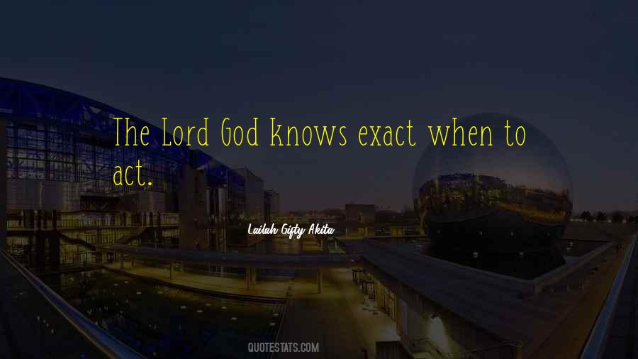 Quotes About Lord God #889554