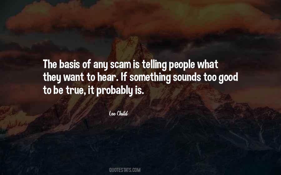 Quotes About Scam #1502682
