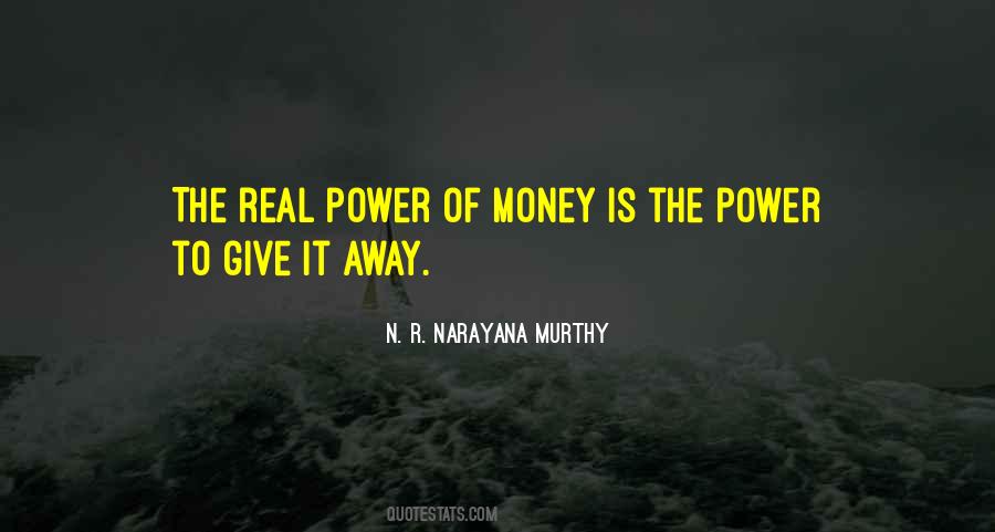 Quotes About Giving Away Money #78731