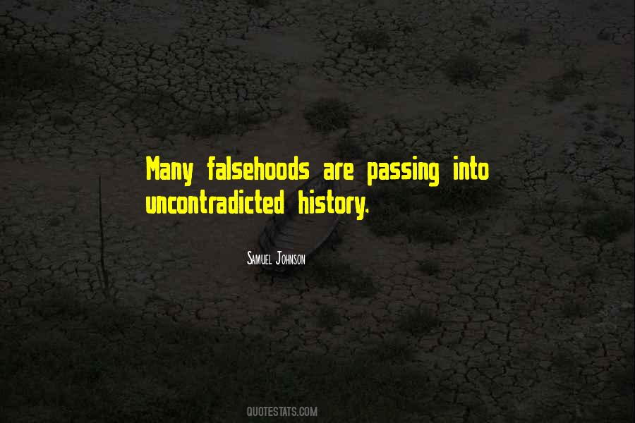 Quotes About Falsehoods #1206298