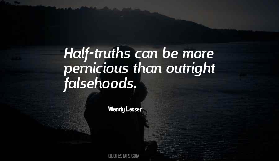 Quotes About Falsehoods #358931