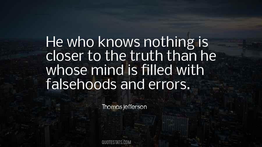 Quotes About Falsehoods #977861