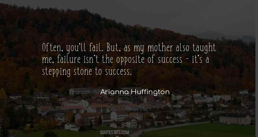 Stepping Stone To Success Quotes #1107968