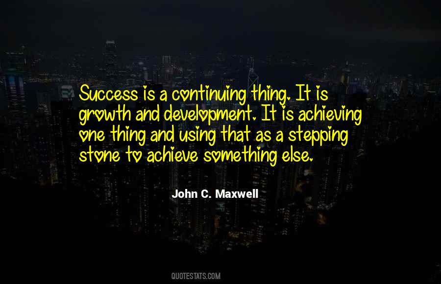 Stepping Stone To Success Quotes #918663