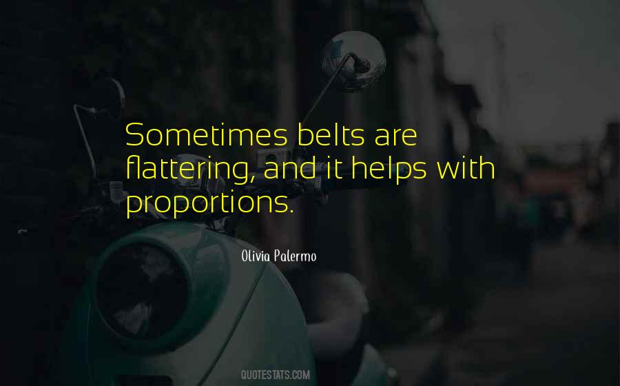 Belts Are Quotes #1576230
