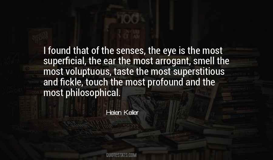 Quotes About Senses Smell #762645