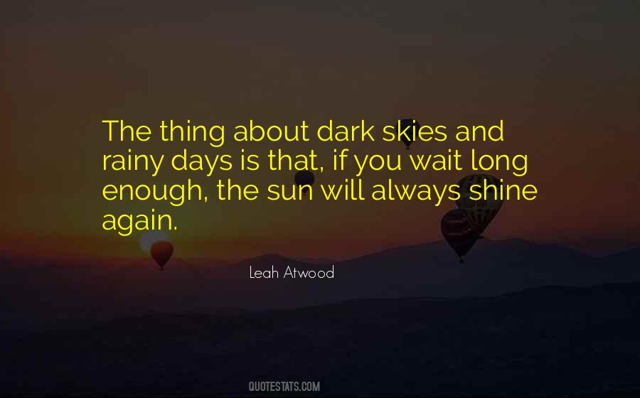 Quotes About Rainy Days #1015653