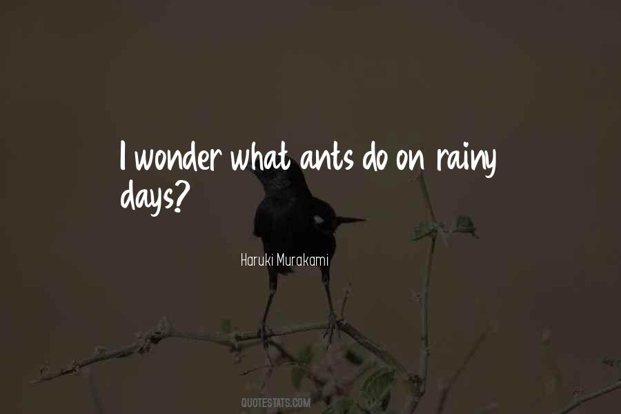 Quotes About Rainy Days #1415348