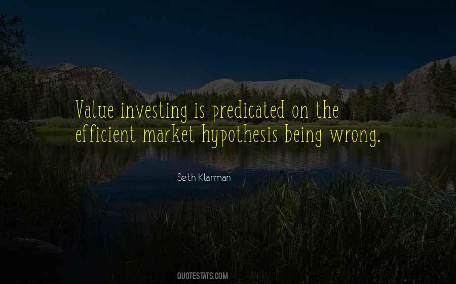 Efficient Markets Hypothesis Quotes #215699