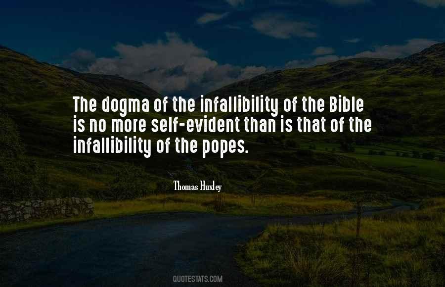 Infallibility Of The Bible Quotes #1053772
