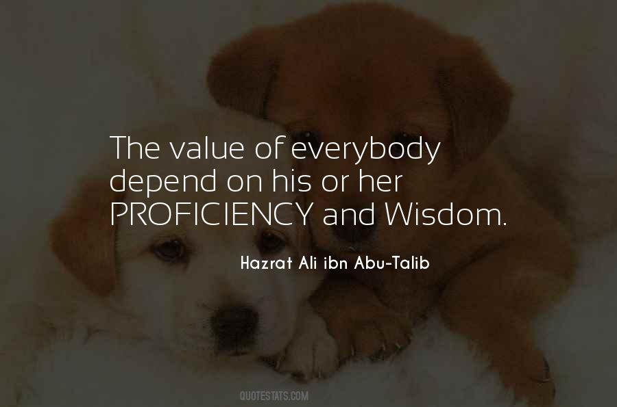 Quotes About Proficiency #140618