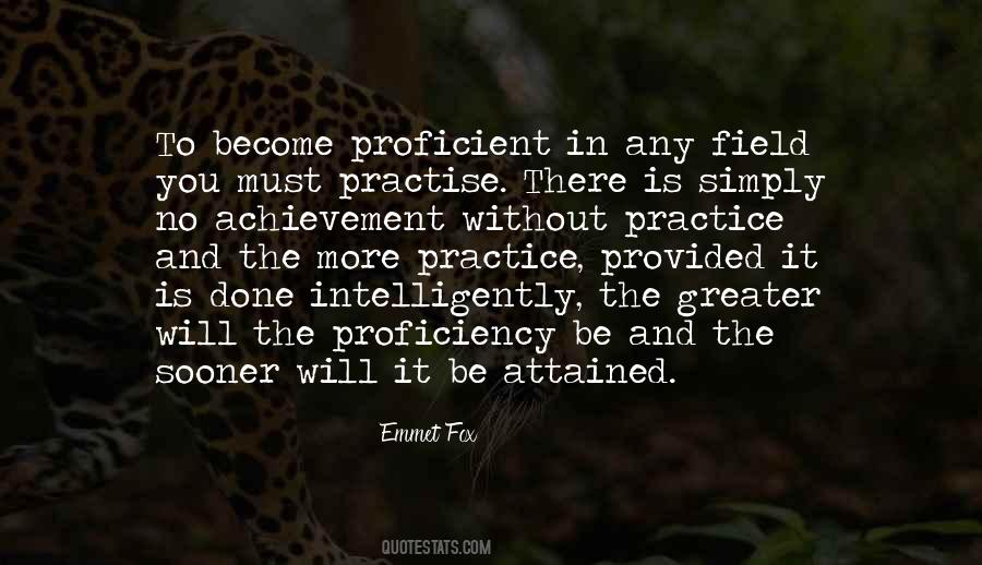 Quotes About Proficiency #934208