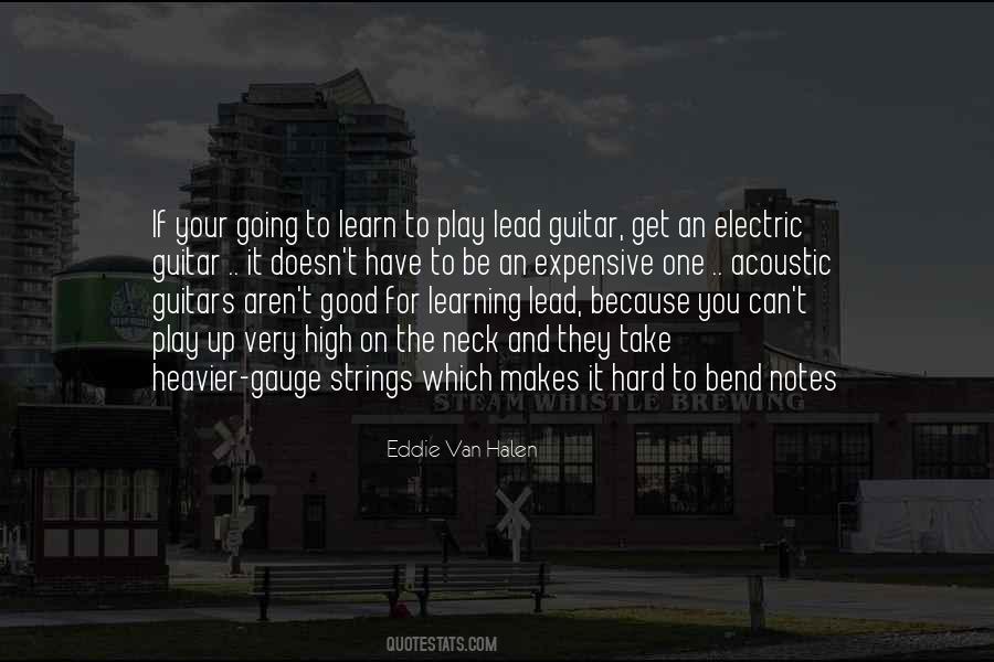 Learn To Play Quotes #1481188