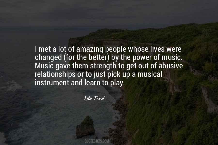 Learn To Play Quotes #670564