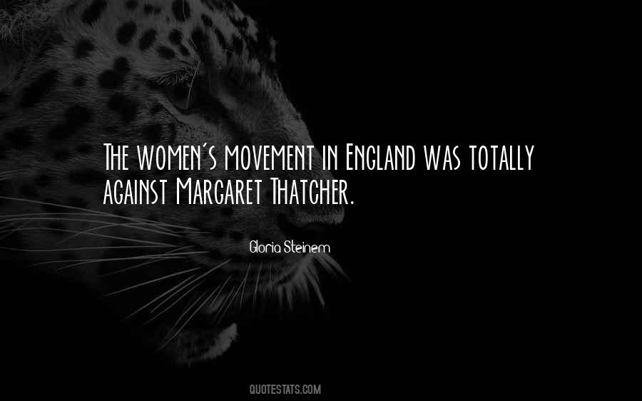 Quotes About Women's Movement #1592715