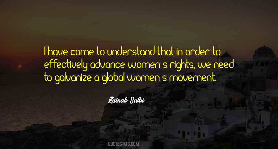 Quotes About Women's Movement #1643858