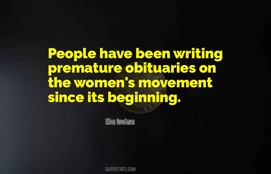 Quotes About Women's Movement #1849838