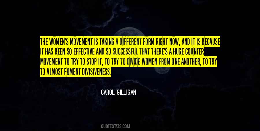 Quotes About Women's Movement #195496