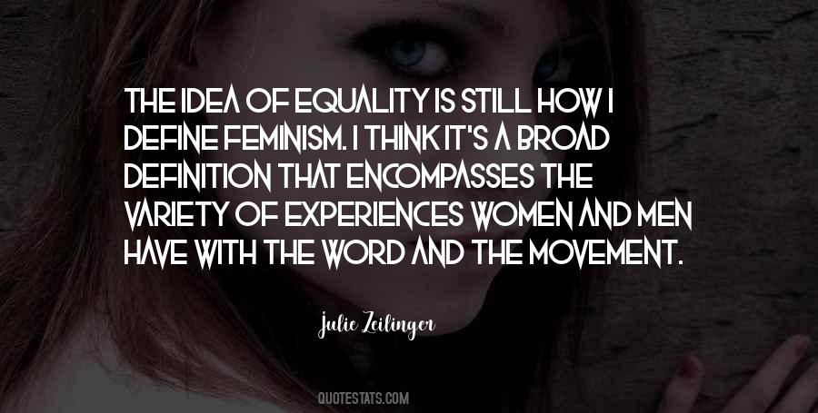 Quotes About Women's Movement #423849
