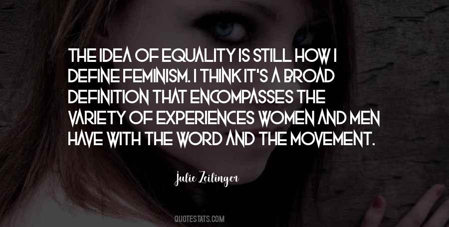 Quotes About Women's Movement #423849