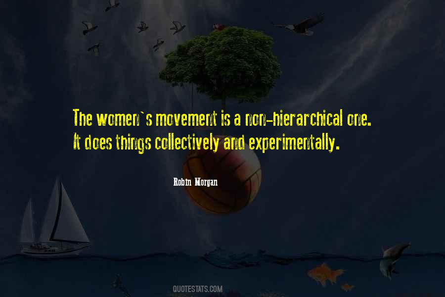 Quotes About Women's Movement #656908