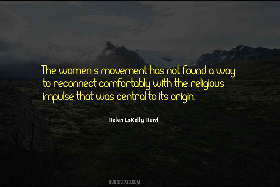 Quotes About Women's Movement #884382