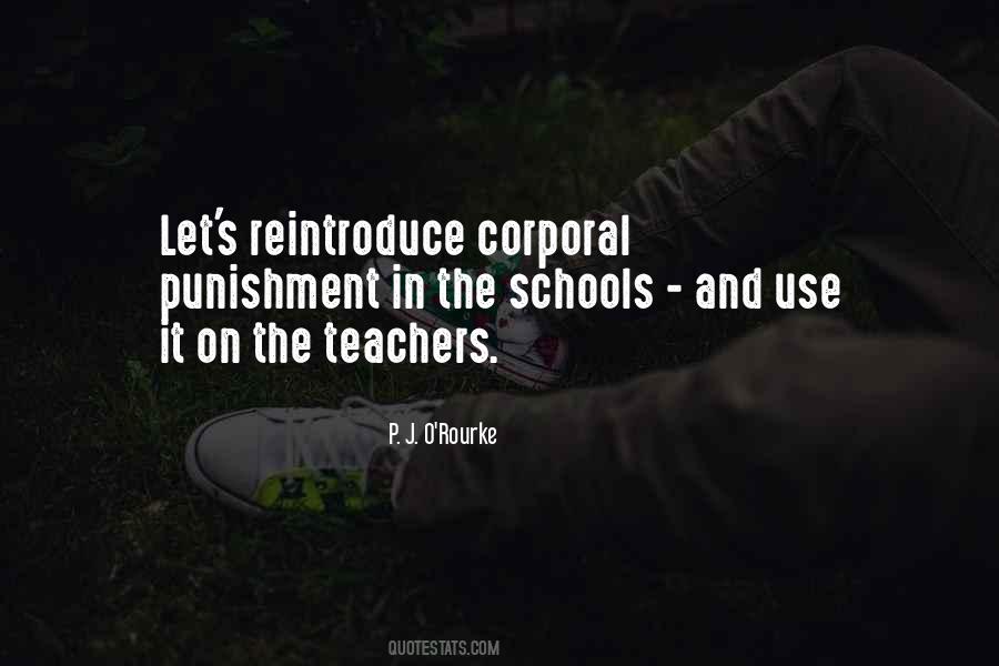 Quotes About Corporal Punishment In Schools #1332063