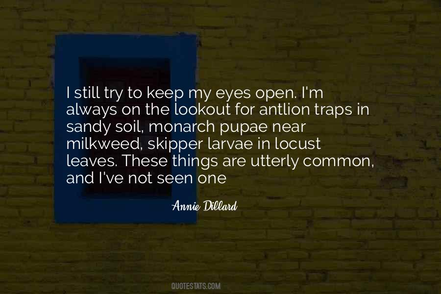 Quotes About Eyes Open #1690078