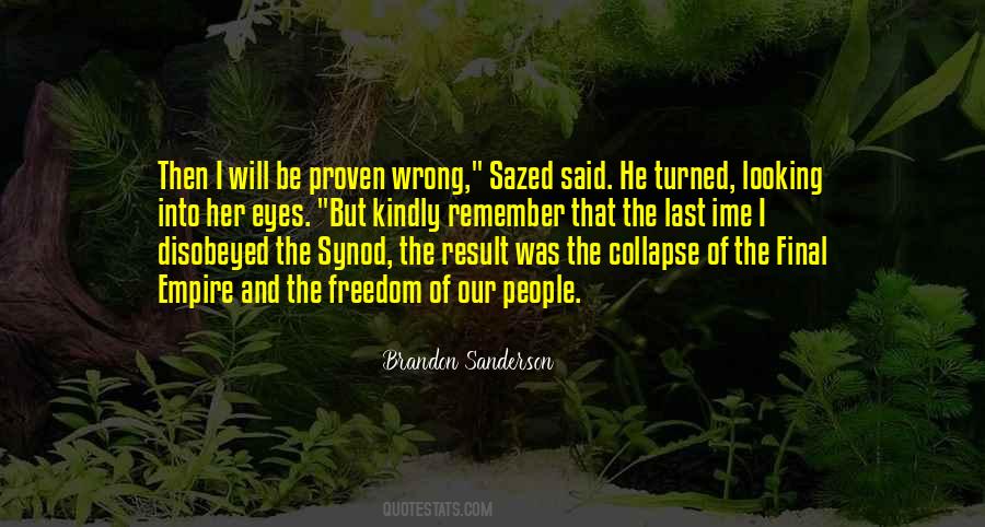 Quotes About Sazed #1171297