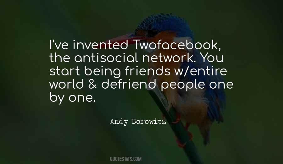 Quotes About Being Antisocial #803426