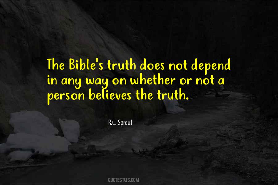 Quotes About Truth In The Bible #1637697