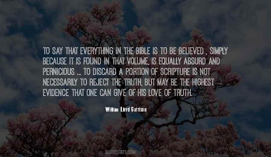 Quotes About Truth In The Bible #768694