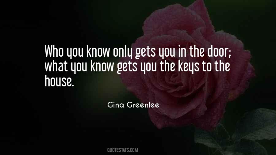 Quotes About Who You Know #1191932