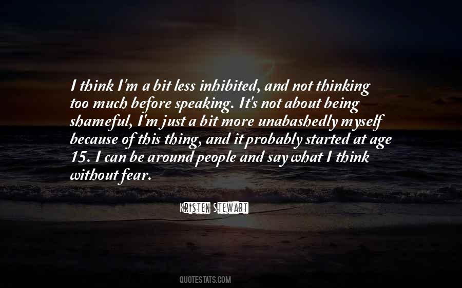 Fear Less Quotes #856225