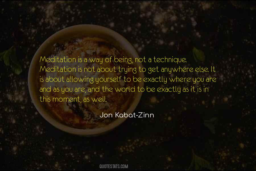 Jon Kabat Quotes #535939