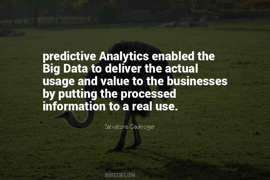 Quotes About Analytics #964212