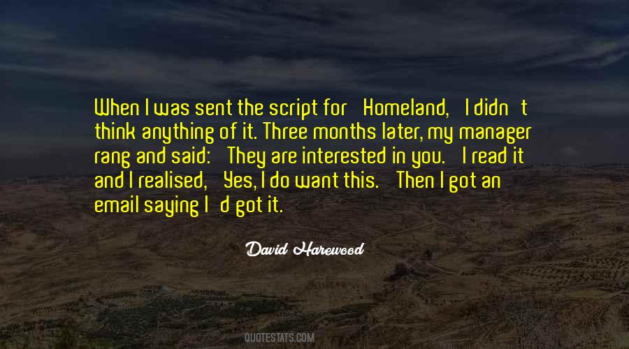 Quotes About The Homeland #187765