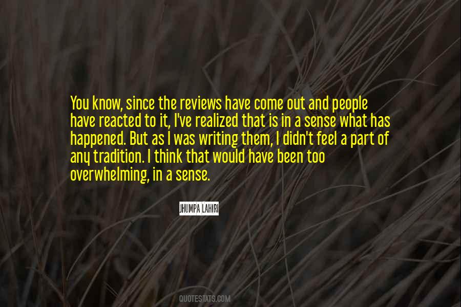 Quotes About Writing Reviews #740760