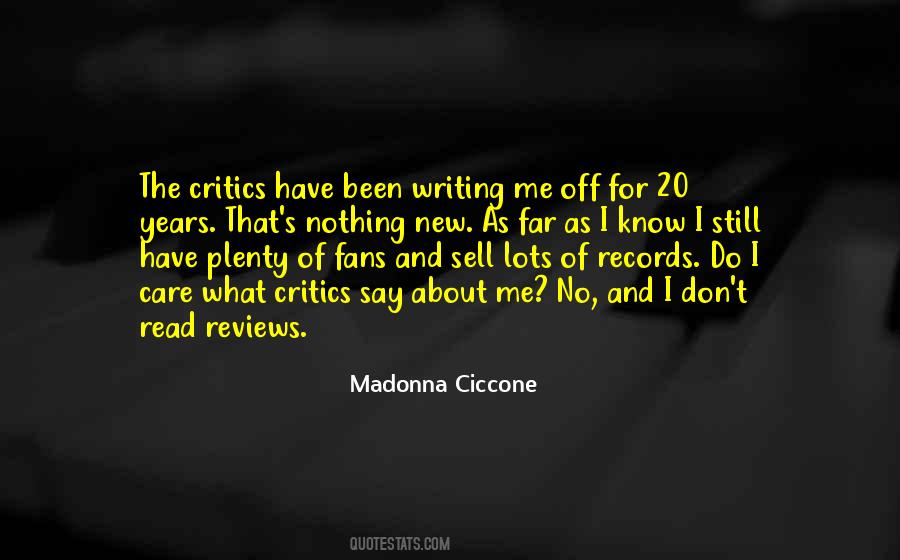 Quotes About Writing Reviews #853570