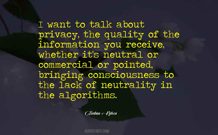 Quotes About Algorithms #1039322