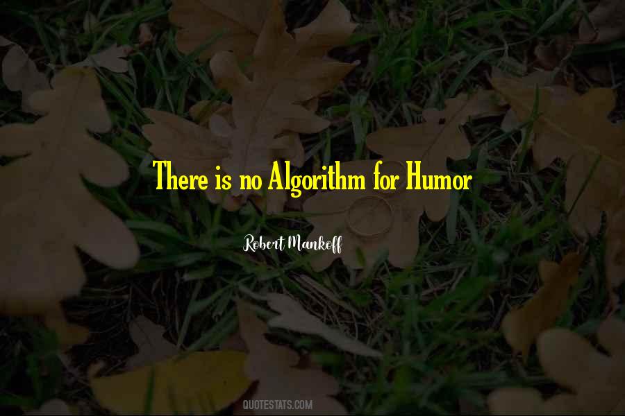 Quotes About Algorithms #1122740