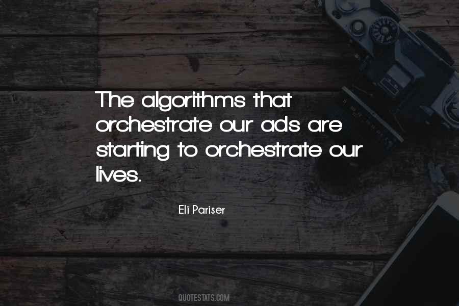 Quotes About Algorithms #1142351