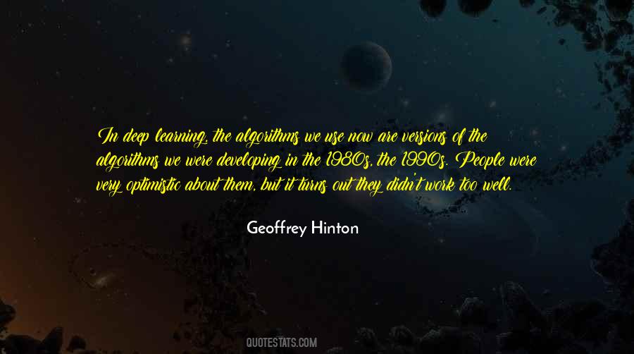 Quotes About Algorithms #603628