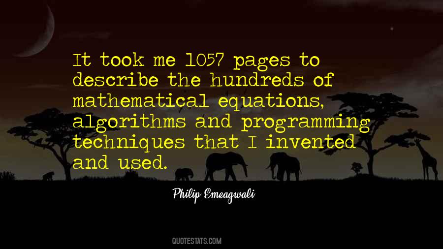 Quotes About Algorithms #994866